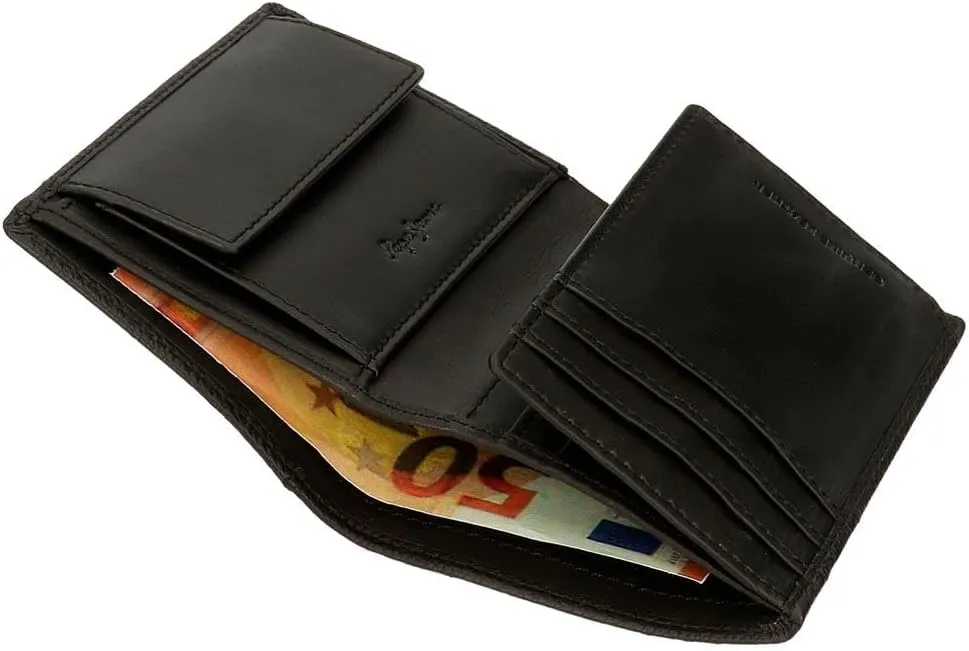 Pepe Jeans Checkbox Vertical Wallet with Coin Purse, One Size, Black/White, One Size, Vertical Wallet with Coin Purse
