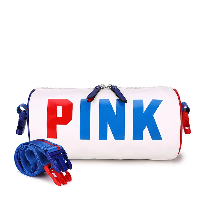 PINK laser sequined shoulder bag(Normal goods, not brand)