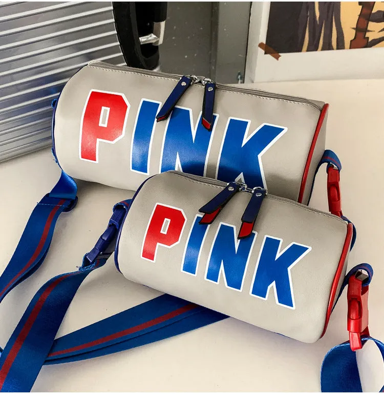 PINK laser sequined shoulder bag(Normal goods, not brand)