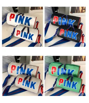 PINK laser sequined shoulder bag(Normal goods, not brand)