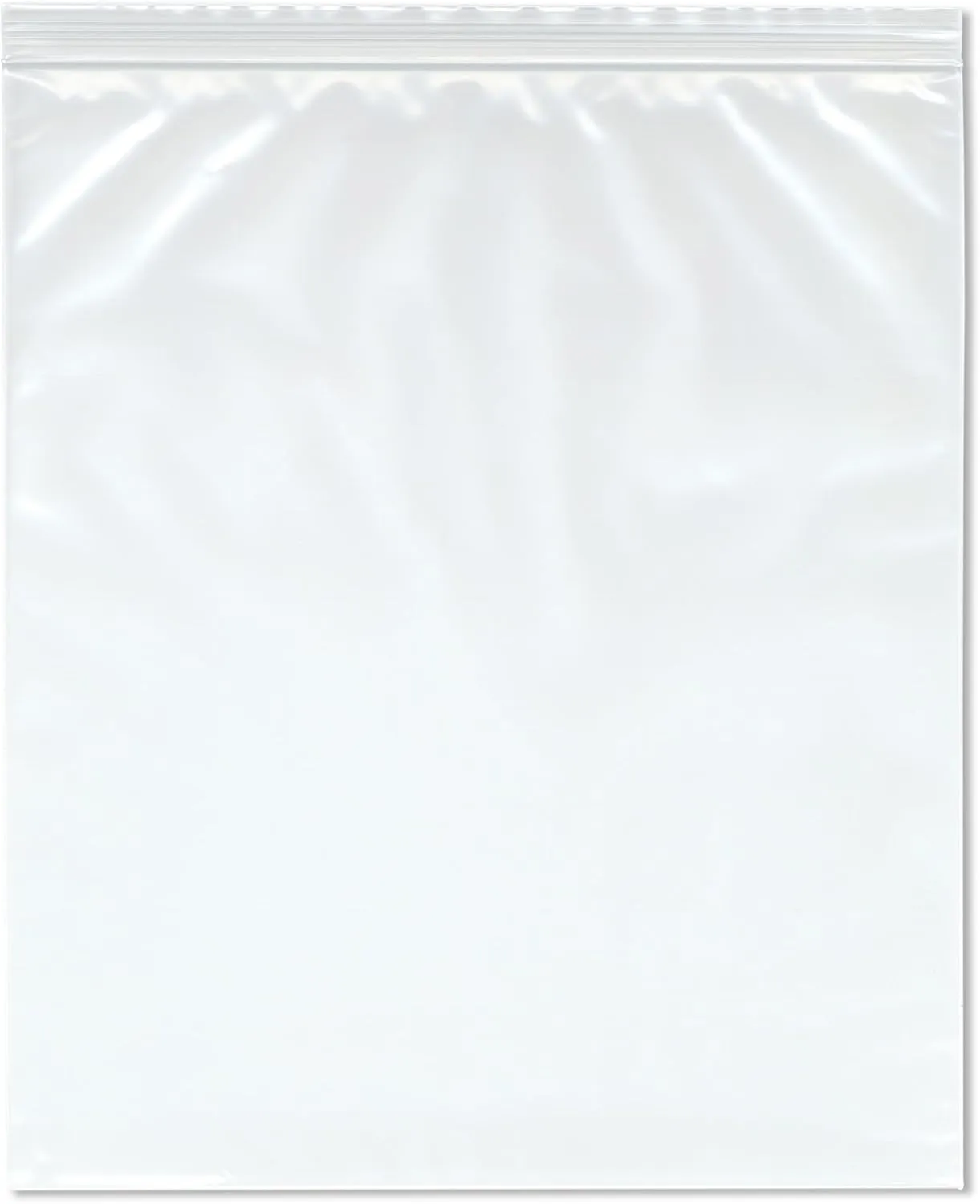 Plymor 12" x 14" (Pack of 100), 4 Mil Heavy Duty Zipper Reclosable Plastic Bags