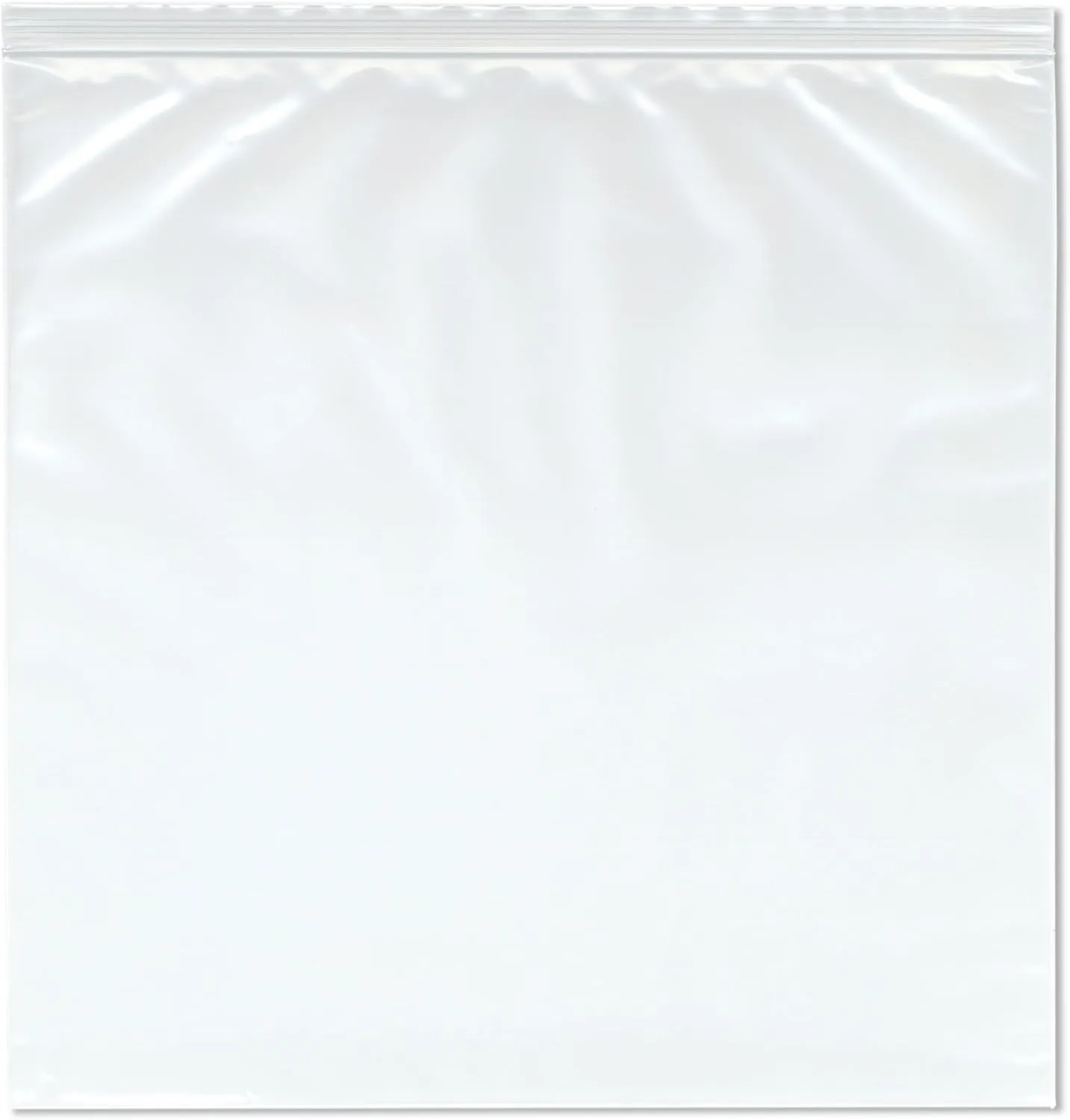 Plymor 16" x 16" (Pack of 100), 4 Mil Heavy Duty Zipper Reclosable Plastic Bags