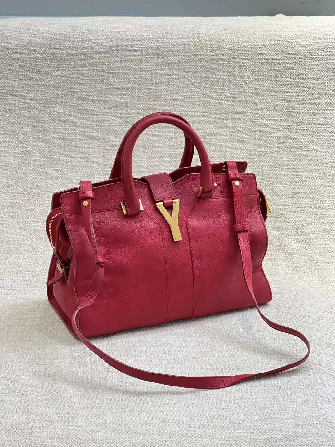 Preloved YSL Bag 30*20cm Red 10955