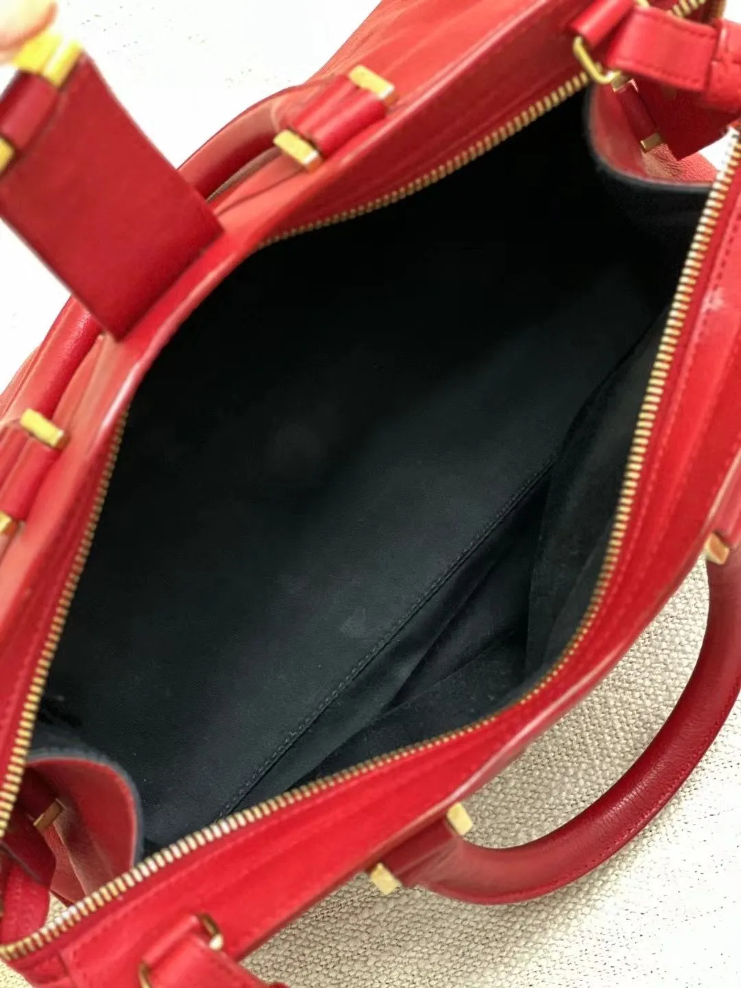Preloved YSL Bag 30*20cm Red 10955