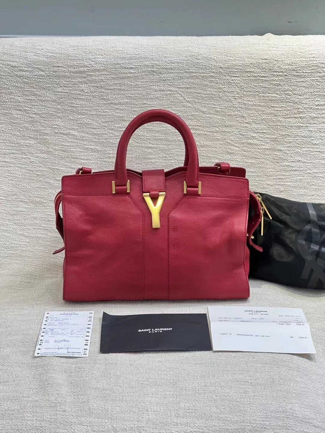 Preloved YSL Bag 30*20cm Red 10955