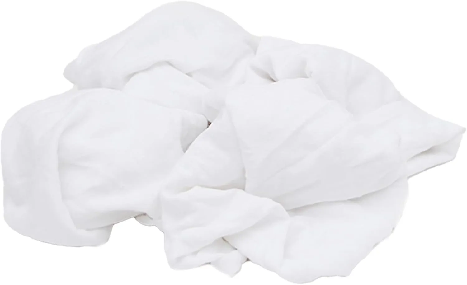 Premium White T-Shirt Cleaning Rags – White Cotton Rags for Cleaning, Staining, Painting, Oil, Grease & Dust Removal – Shop Rags Bulk for Multipurpose use (10 Pounds Bag)