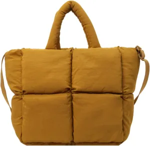 Puffer Tote Bag, Puffy Purse Crossbody Puffer Bags for Women Lightweight Down Cotton Padded Quilted Tote Bag