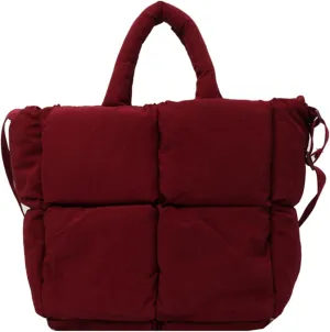 Puffer Tote Bag, Puffy Purse Crossbody Puffer Bags for Women Lightweight Down Cotton Padded Quilted Tote Bag