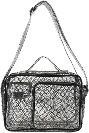 PVC Anti-Static Bag, Anti-Static Clear PVC Backpack,Cleanroom Engineer Tool Bag, Multi Function pvc Anti Static Bags, Transparent Shoulder Bags Tool Organizer Carrier for Engineer (D)