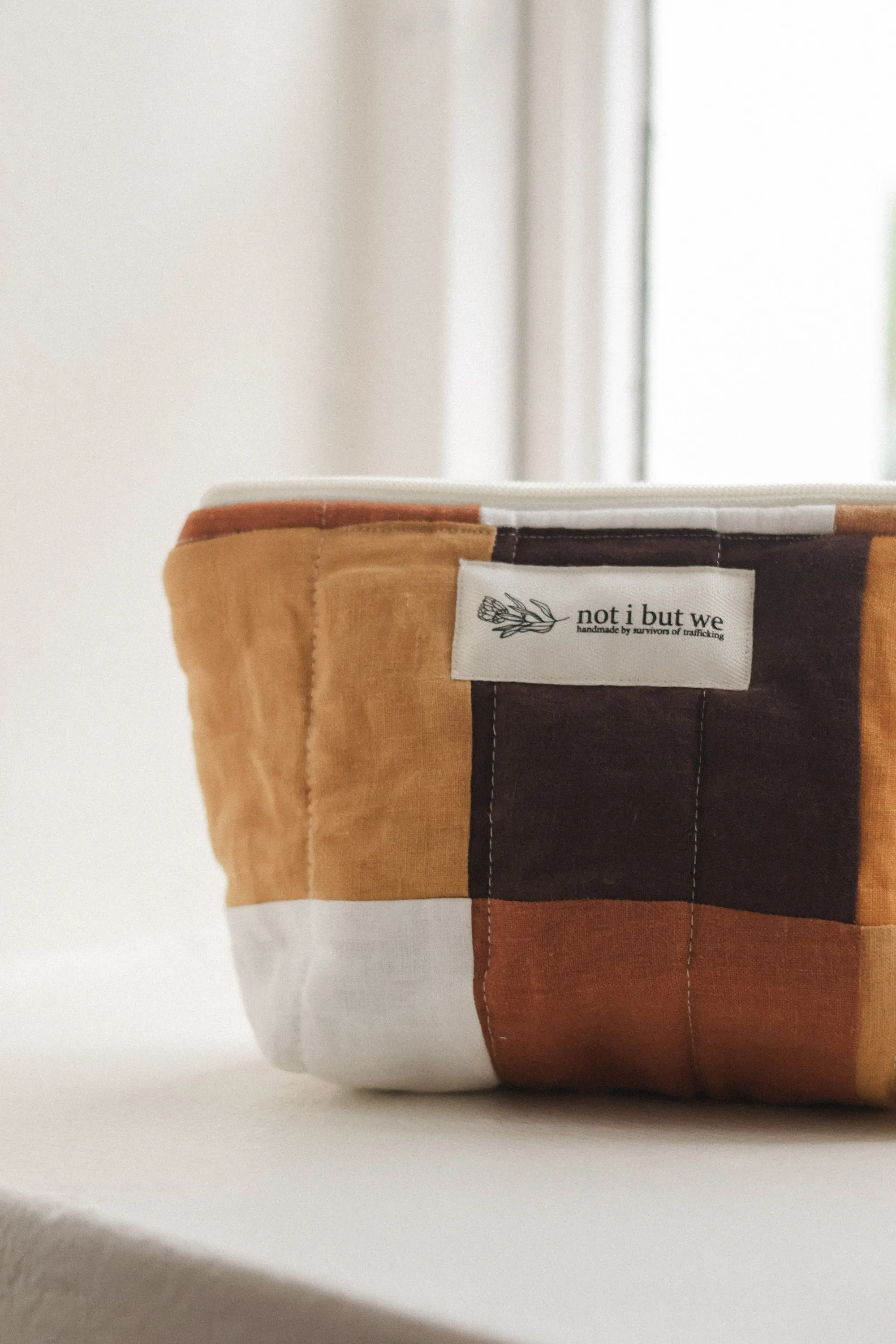 Quilted Cosmetic Pouch