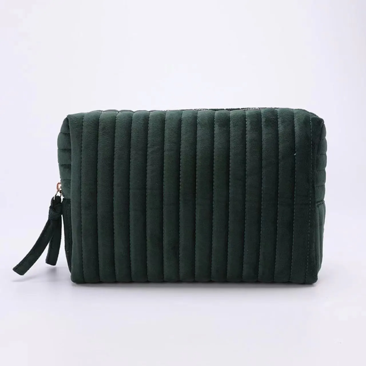 Quilted Exquisite Veet Flannel Filling High Cosmetic Bags
