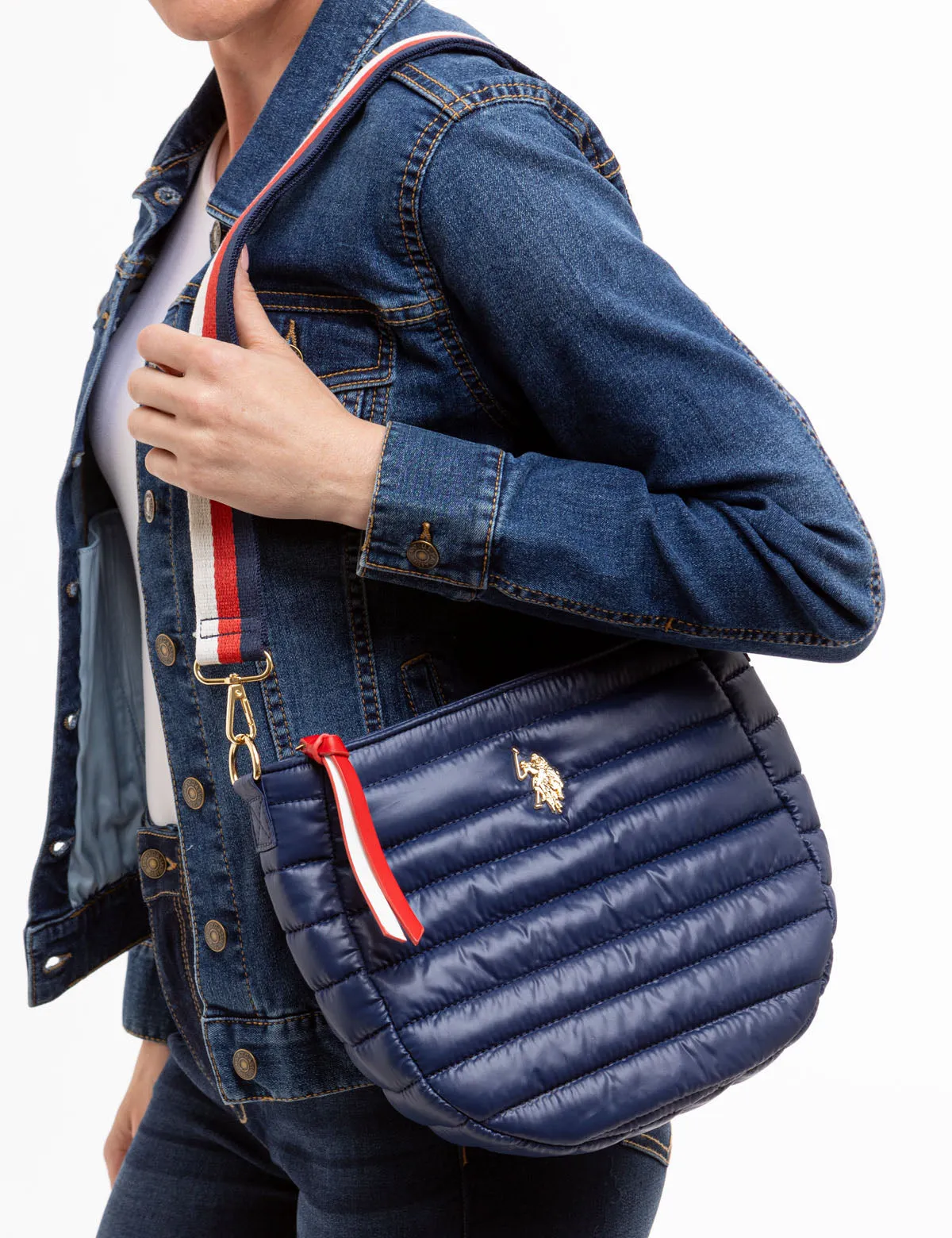QUILTED HOBO CROSSBODY BAG