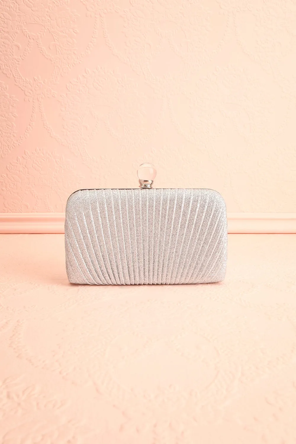 Raje Silver | Sparkly Evening Clutch