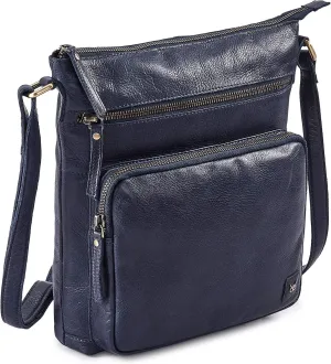 Real Leather Crossbody Bags Purses for Women Shoulder Handbags Crossover Handmade Stylish Trendy Pocketbook