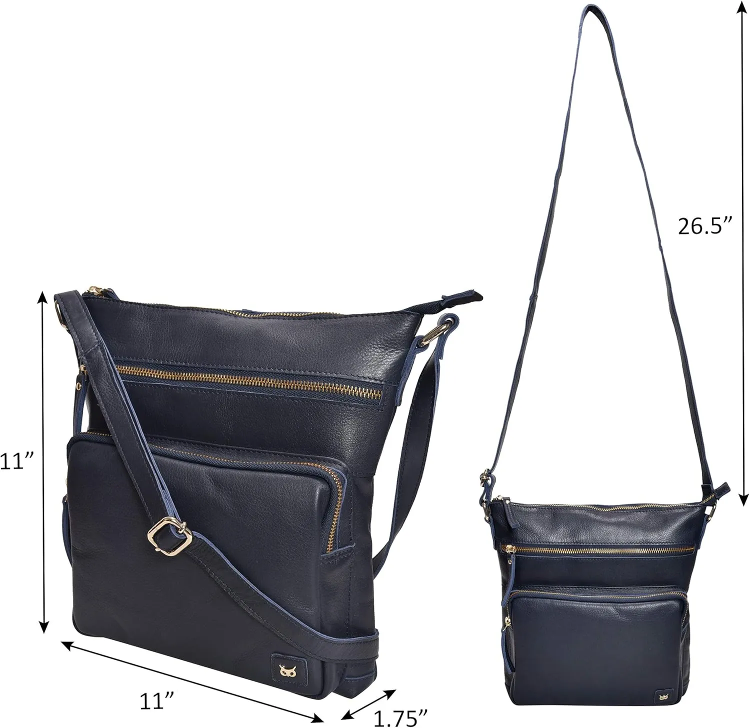 Real Leather Crossbody Bags Purses for Women Shoulder Handbags Crossover Handmade Stylish Trendy Pocketbook