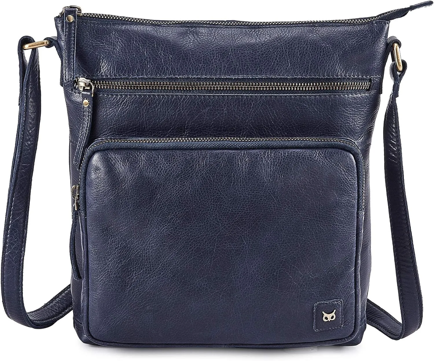 Real Leather Crossbody Bags Purses for Women Shoulder Handbags Crossover Handmade Stylish Trendy Pocketbook