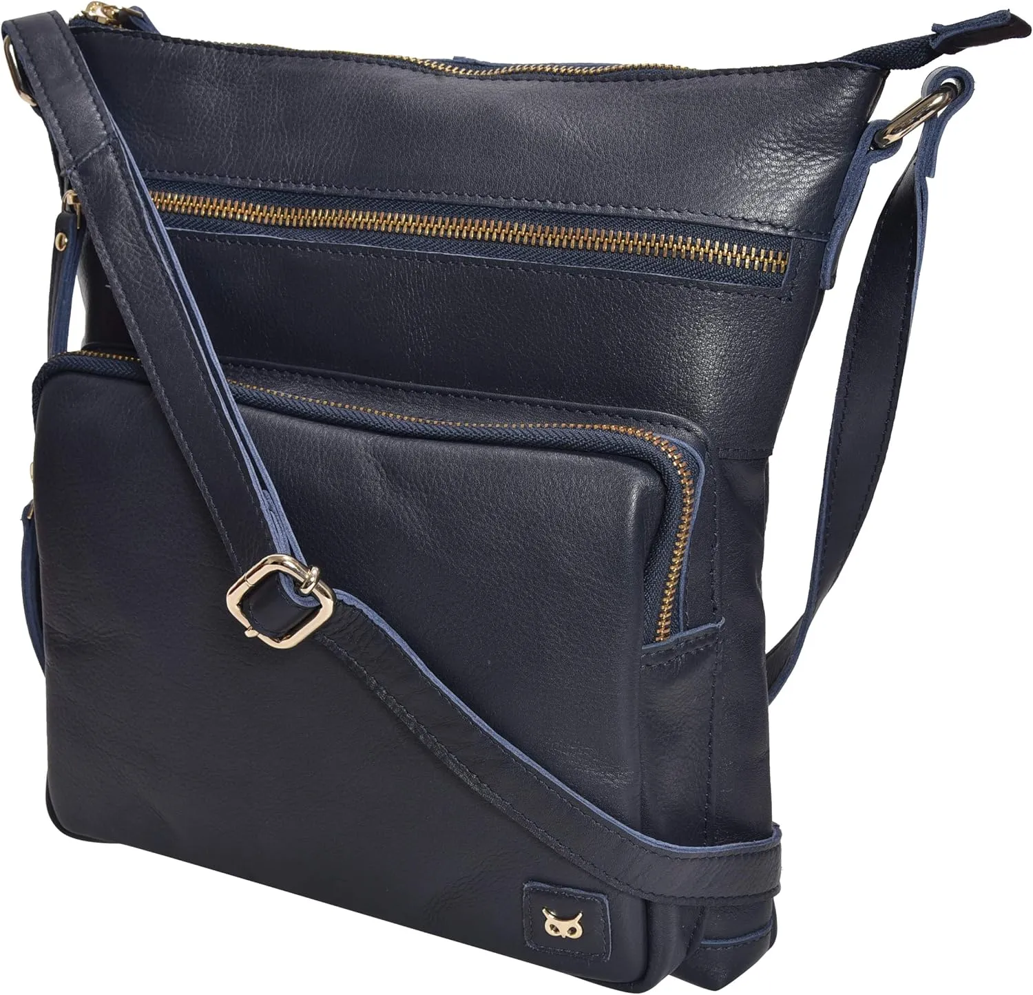 Real Leather Crossbody Bags Purses for Women Shoulder Handbags Crossover Handmade Stylish Trendy Pocketbook
