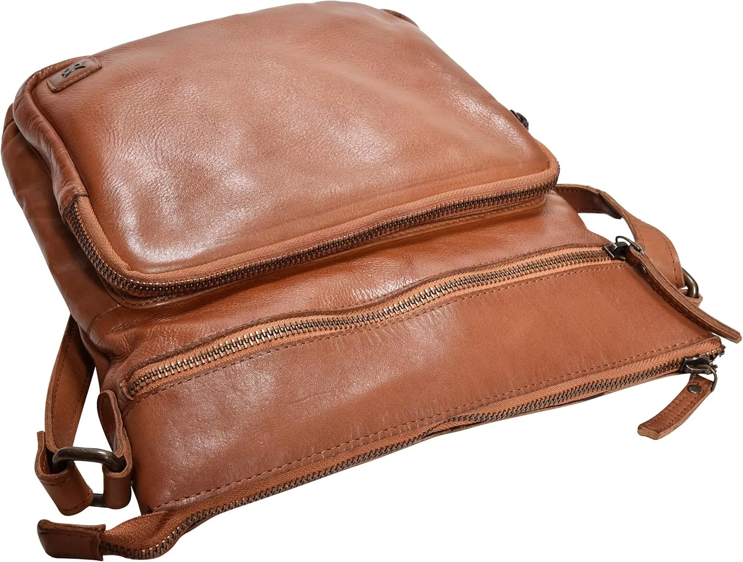 Real Leather Crossbody Bags Purses for Women Shoulder Handbags Crossover Handmade Stylish Trendy Pocketbook