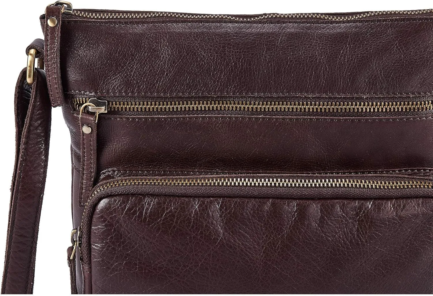 Real Leather Crossbody Bags Purses for Women Shoulder Handbags Crossover Handmade Stylish Trendy Pocketbook