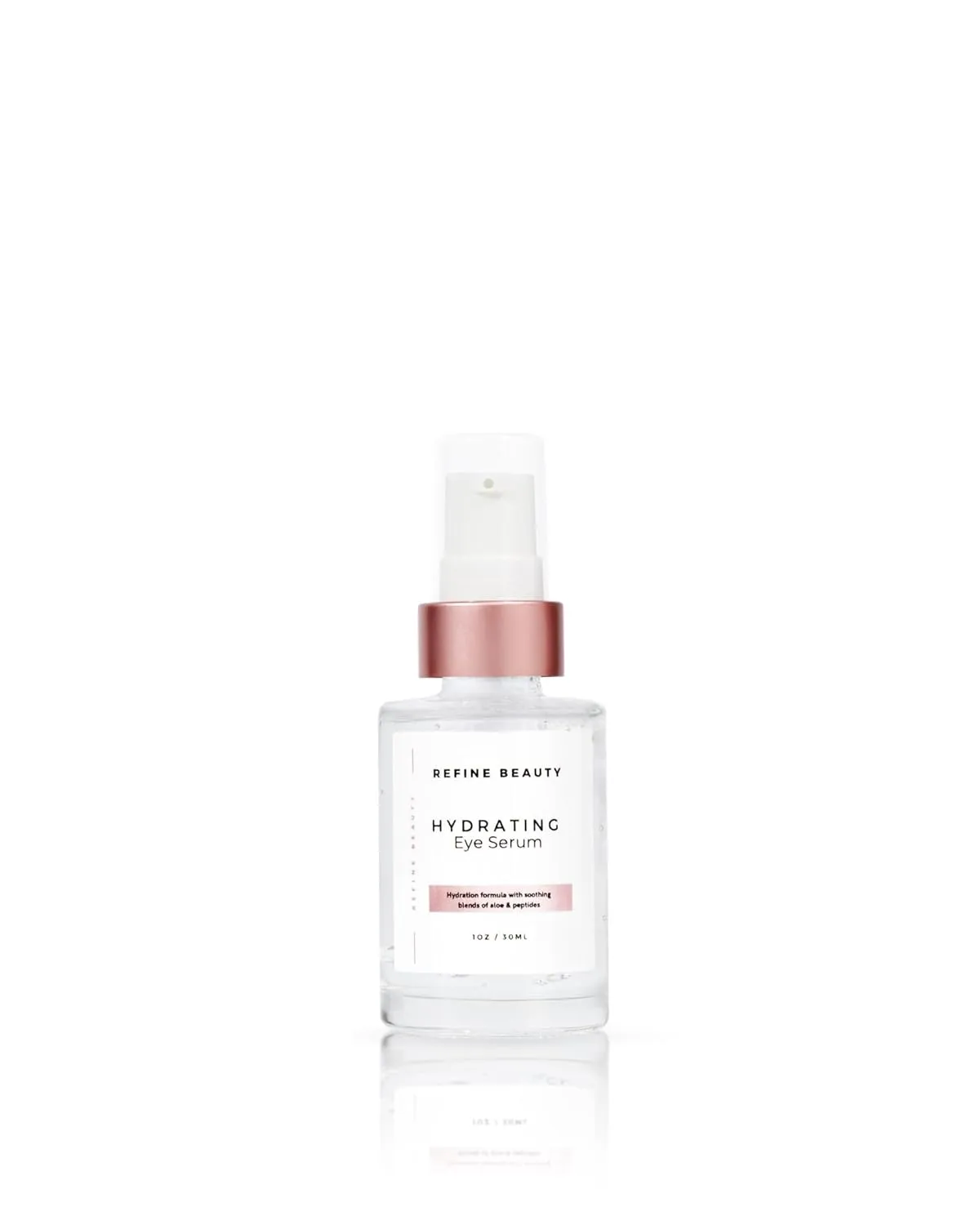 REFINE BEAUTY Hydrating Eye Serum to reduce the appearance of dark circles, fine lines and wrinkles and puffiness reinforcing firmness and tone with Peptides (1 oz.)