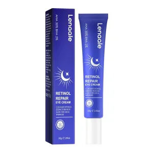 Retinol Eye Cream, Hydrating Under Eye Care Daily Wrinkle Cream, Infused with AHA30% to Smooth and Hydrate Skin, Eye Crea for Dark Circles Treatments, Reduce Under Eye Bags, Smooth Wrinkles