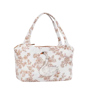 Rose Quilted Tote Bag