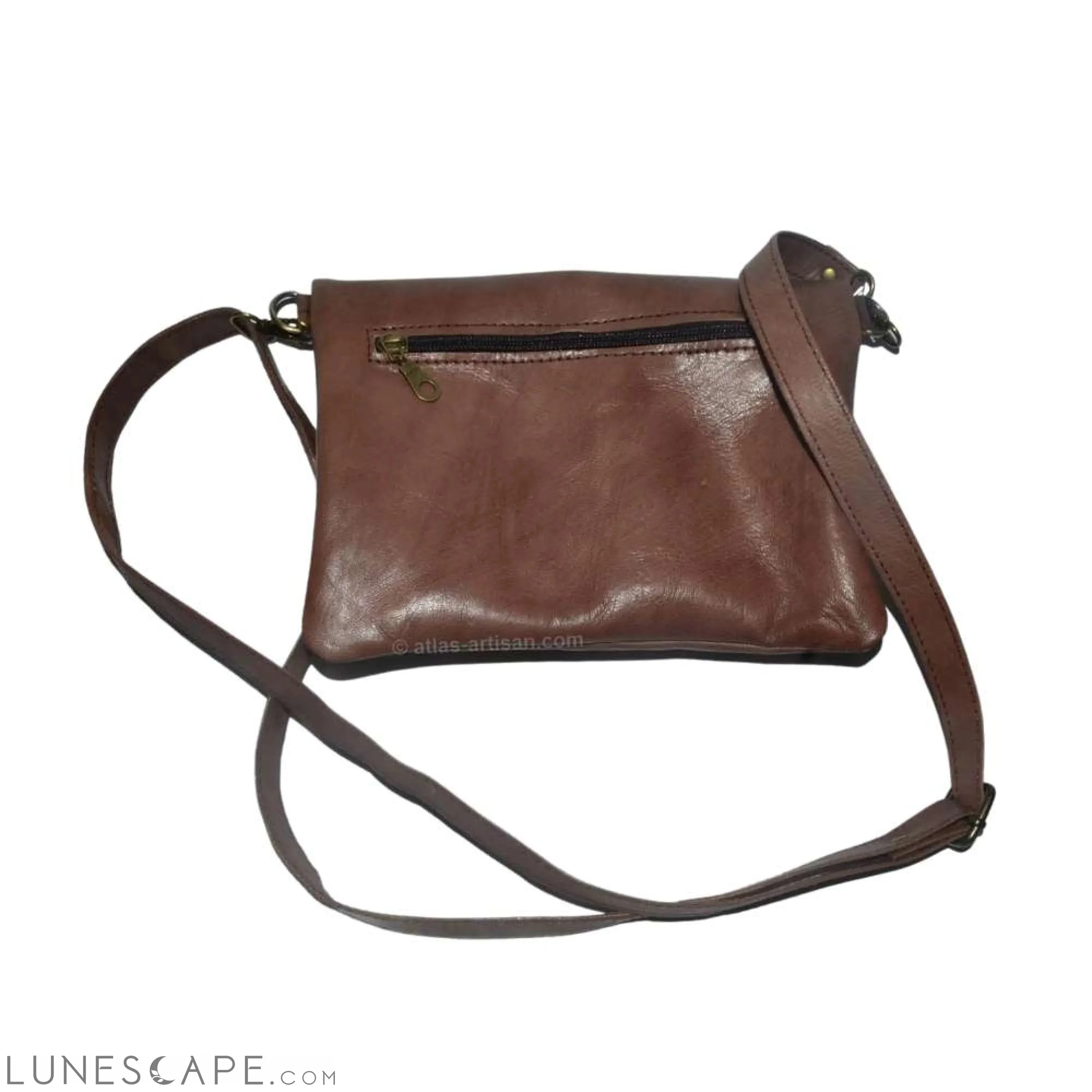 Sac à Main Pierre Slimline Sequined Foldover Slouchy Leather Crossbody Bag
