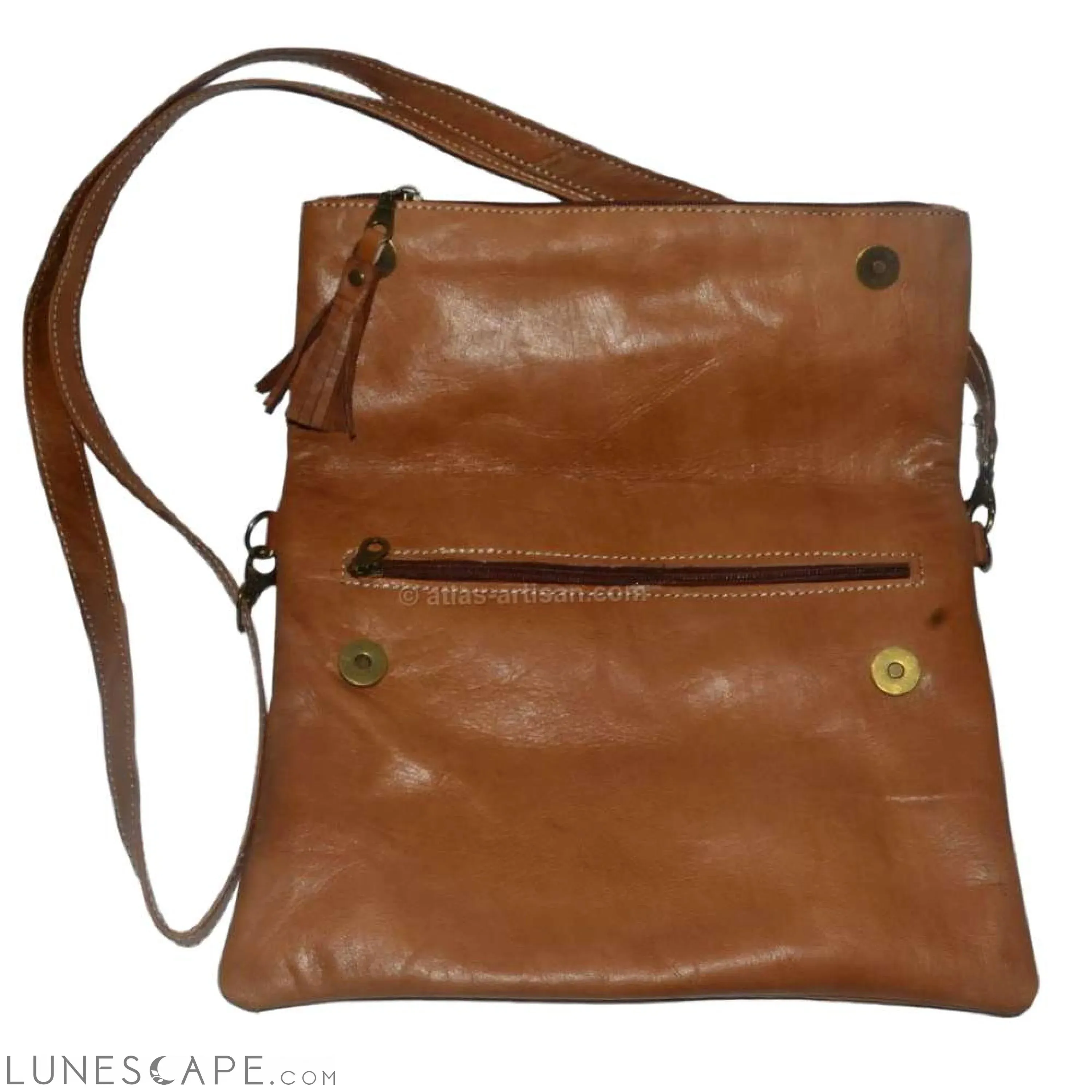 Sac à Main Pierre Slimline Sequined Foldover Slouchy Leather Crossbody Bag