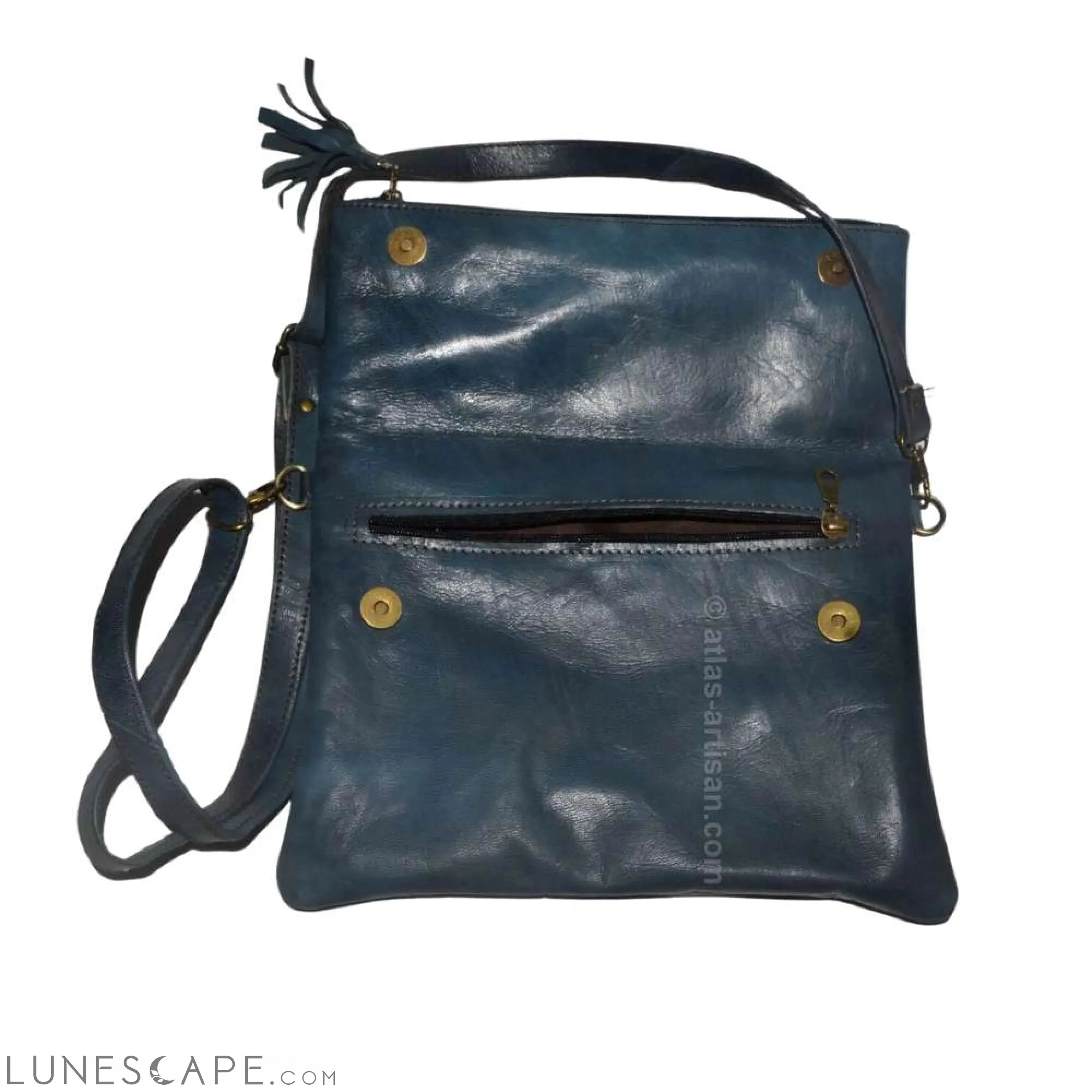 Sac à Main Pierre Slimline Sequined Foldover Slouchy Leather Crossbody Bag