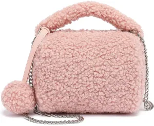 Scarleton Faux Fur Crossbody Bags for Women, Fluffy Top Handle Shoulder Bag, Fuzzy Purses for Women with Chain Strap, H2096