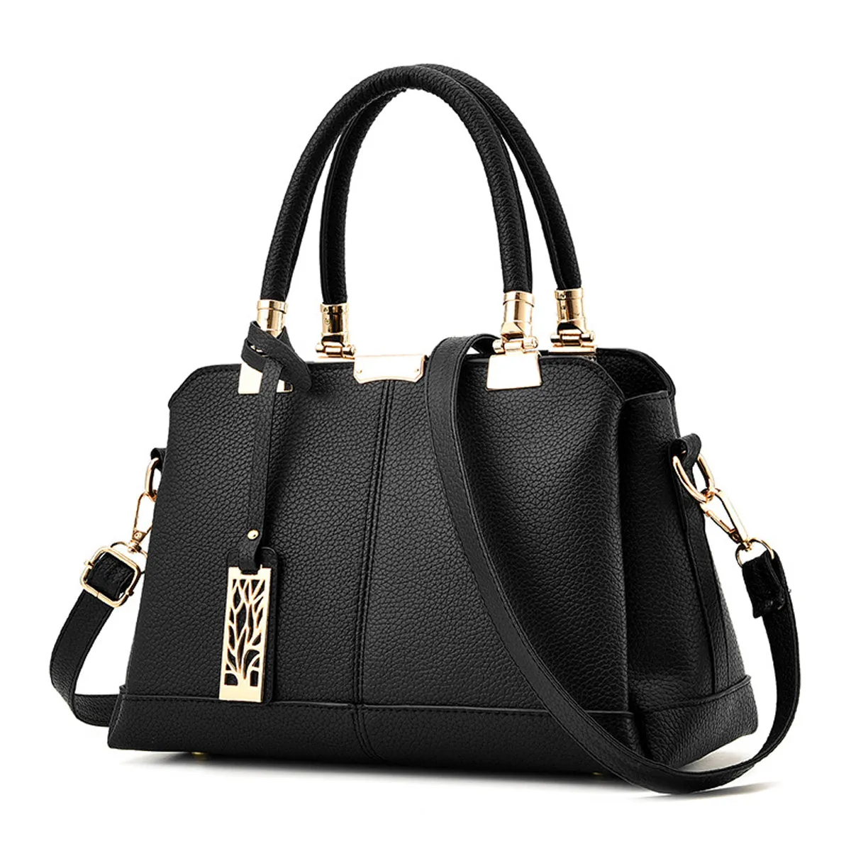 Seasonal clearance One-time offer Bag Bag PU Strap Top-Handle For Capacity Leather Bags Crossbody Traveling Color Solid Adjustable Shoulder Large Women Fashion