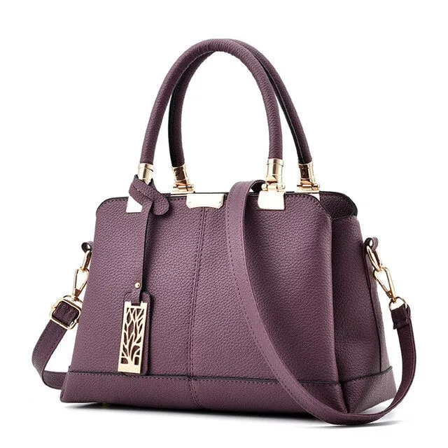 Seasonal clearance One-time offer Bag Bag PU Strap Top-Handle For Capacity Leather Bags Crossbody Traveling Color Solid Adjustable Shoulder Large Women Fashion