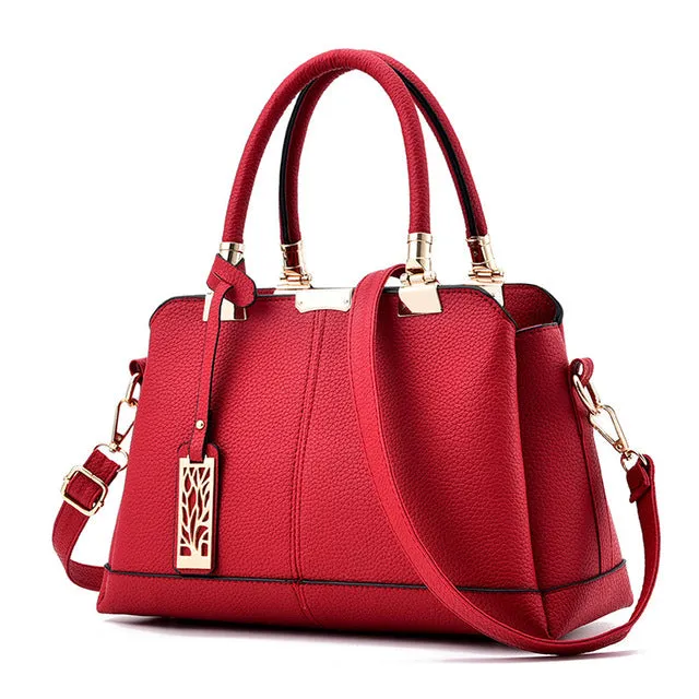 Seasonal clearance One-time offer Bag Bag PU Strap Top-Handle For Capacity Leather Bags Crossbody Traveling Color Solid Adjustable Shoulder Large Women Fashion