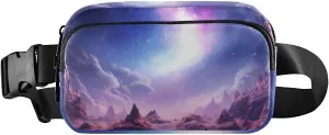 senya Purple Ray Canyon Fanny Pack Crossbody Bags for Women Belt Bag Running Waist Bag with Adjustable Strap