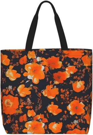 Set of ornate floral print Women Tote Bags with Inner Bag Handbags with Pattern for Shopping Office