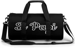 Si Papi Novelty Large Duffel Bag Lightweight Gym Bag Travel Tote Bags