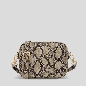Sidekick Leather Crossbody Bag -- Snake