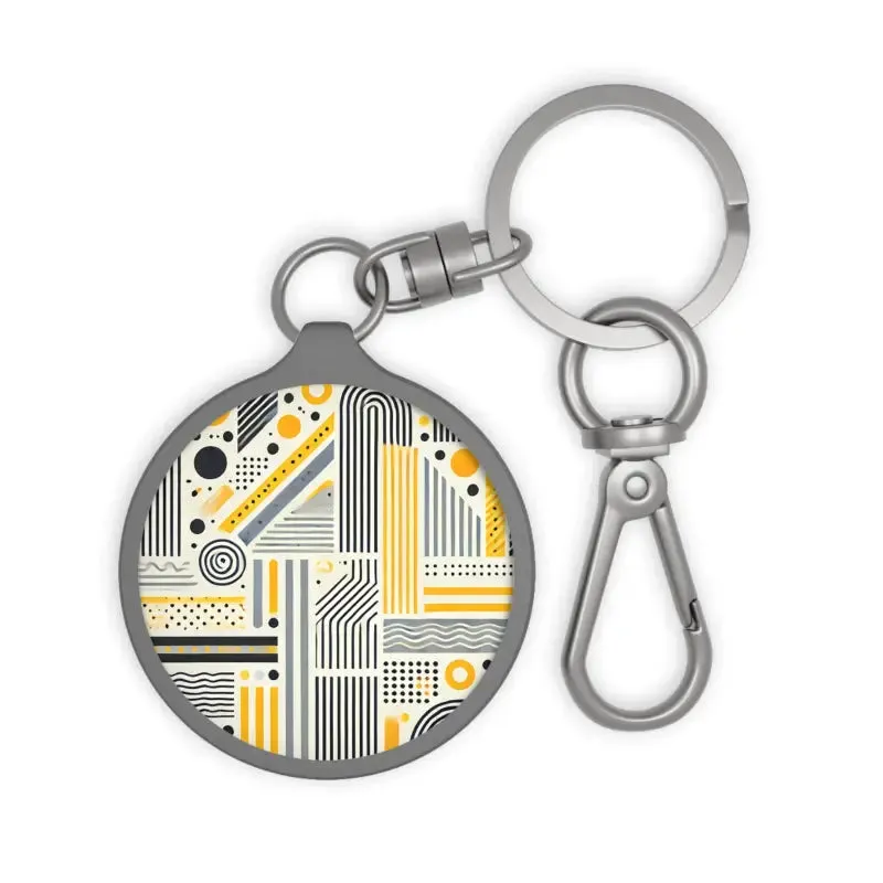 Sleek Matte Tpu Keyring Tag with Smooth Acrylic Boost