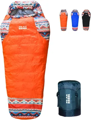 Sleeping Bag 39F-77F Lightweight Waterproof Sleeping Bags for Adults Spring Summer Fall Winter Mummy for Backpacking Camping Hiking Traveling and Home Use