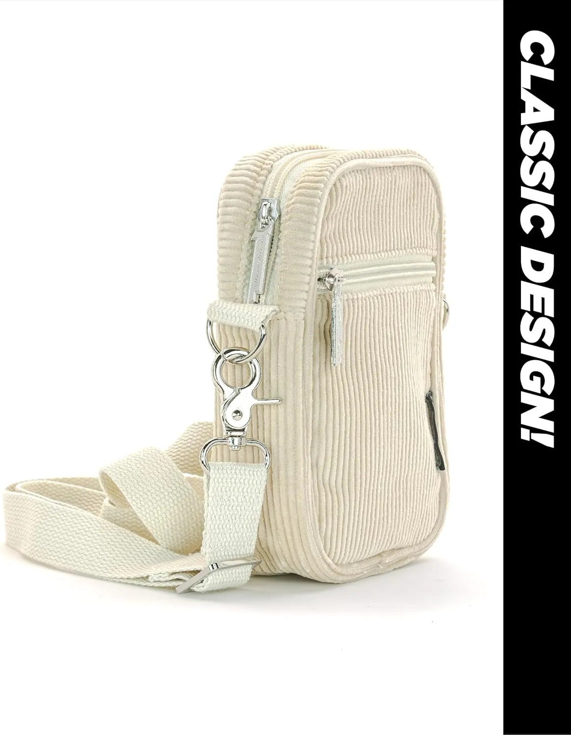 Small Crossbody Bags for Women & Men – 80s/90s Small Bum Bag – Stylish Travel & Festival Belt Bag – Ideal Fanny Pack for Daily Fashion – Perfect for Travel & Everyday Wear (88603)