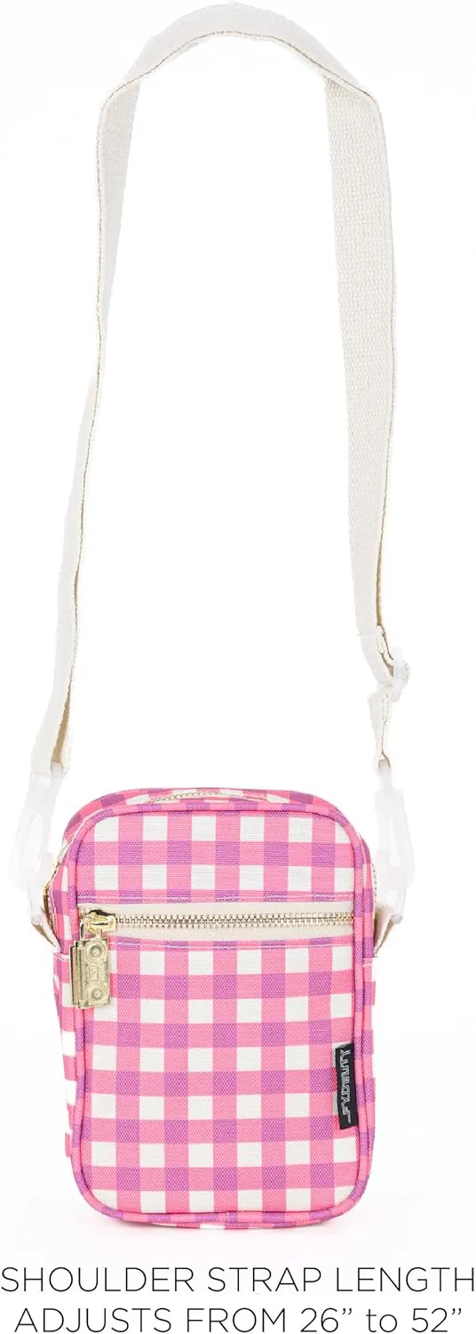 Small Crossbody Bags for Women & Men – 80s/90s Small Bum Bag – Stylish Travel & Festival Belt Bag – Ideal Fanny Pack for Daily Fashion – Perfect for Travel & Everyday Wear (88610)