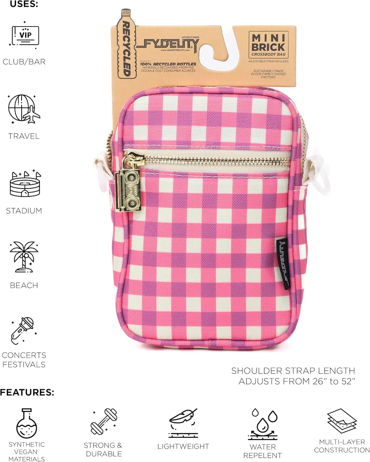 Small Crossbody Bags for Women & Men – 80s/90s Small Bum Bag – Stylish Travel & Festival Belt Bag – Ideal Fanny Pack for Daily Fashion – Perfect for Travel & Everyday Wear (88610)