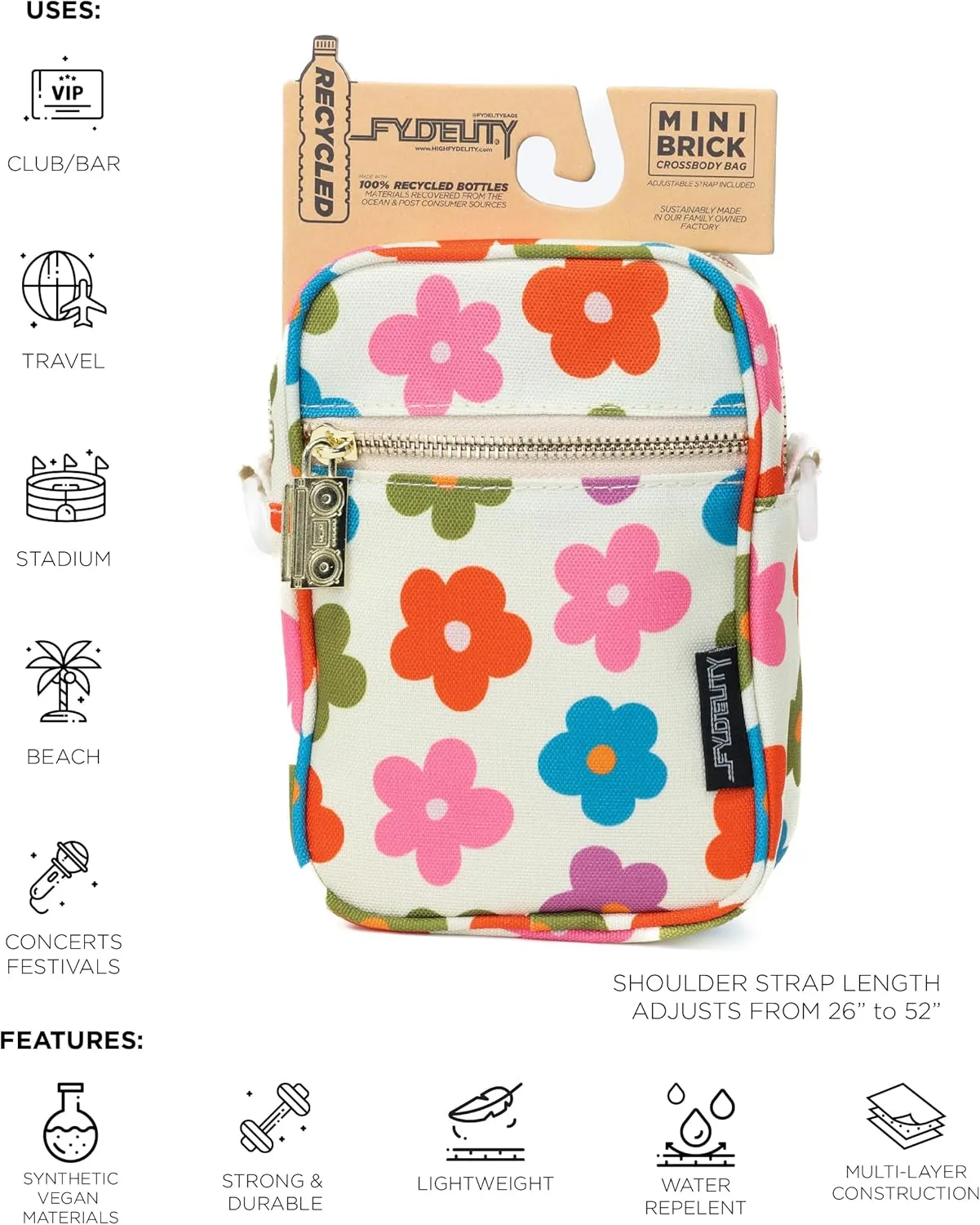Small Crossbody Bags for Women & Men – 80s/90s Small Bum Bag – Stylish Travel & Festival Belt Bag – Ideal Fanny Pack for Daily Fashion – Perfect for Travel & Everyday Wear (88615)