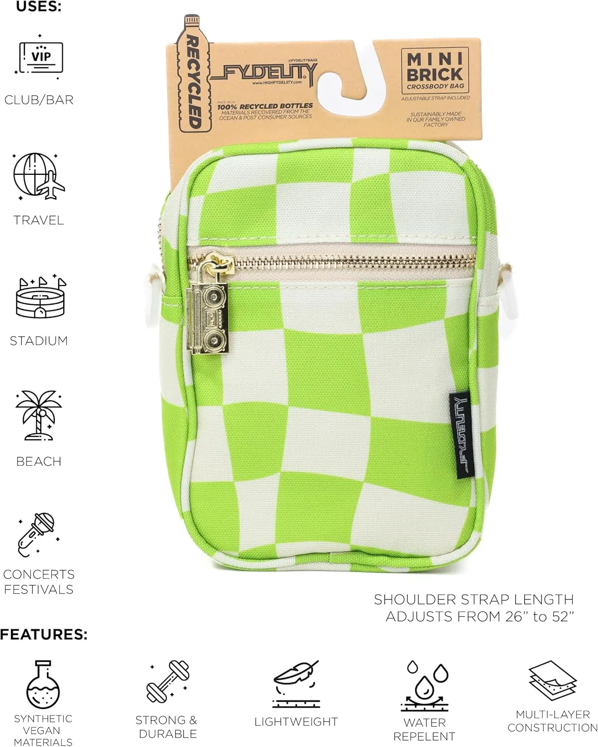 Small Crossbody Bags for Women & Men – 80s/90s Small Bum Bag – Stylish Travel & Festival Belt Bag – Ideal Fanny Pack for Daily Fashion – Perfect for Travel & Everyday Wear (88616)