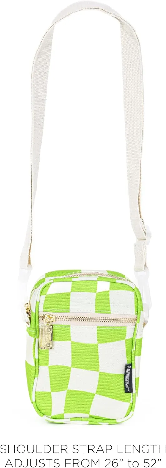 Small Crossbody Bags for Women & Men – 80s/90s Small Bum Bag – Stylish Travel & Festival Belt Bag – Ideal Fanny Pack for Daily Fashion – Perfect for Travel & Everyday Wear (88616)