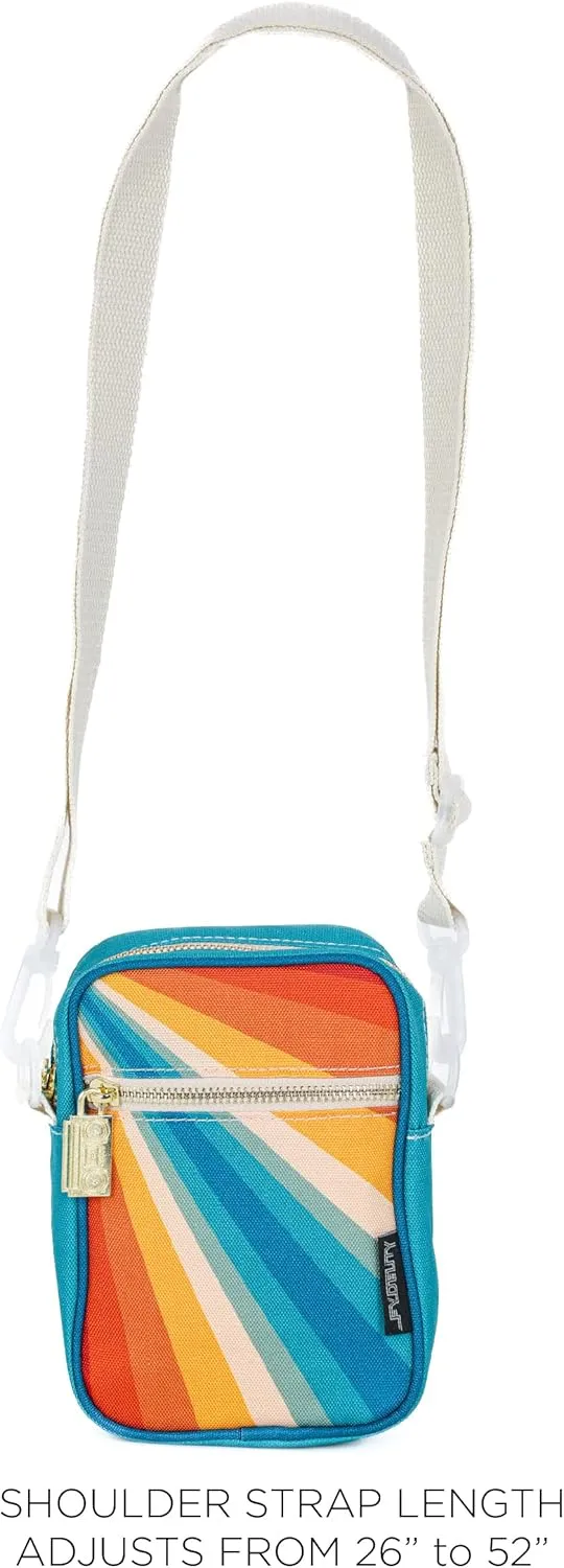 Small Crossbody Bags for Women & Men – 80s/90s Small Bum Bag – Stylish Travel & Festival Belt Bag – Ideal Fanny Pack for Daily Fashion – Perfect for Travel & Everyday Wear (88624)