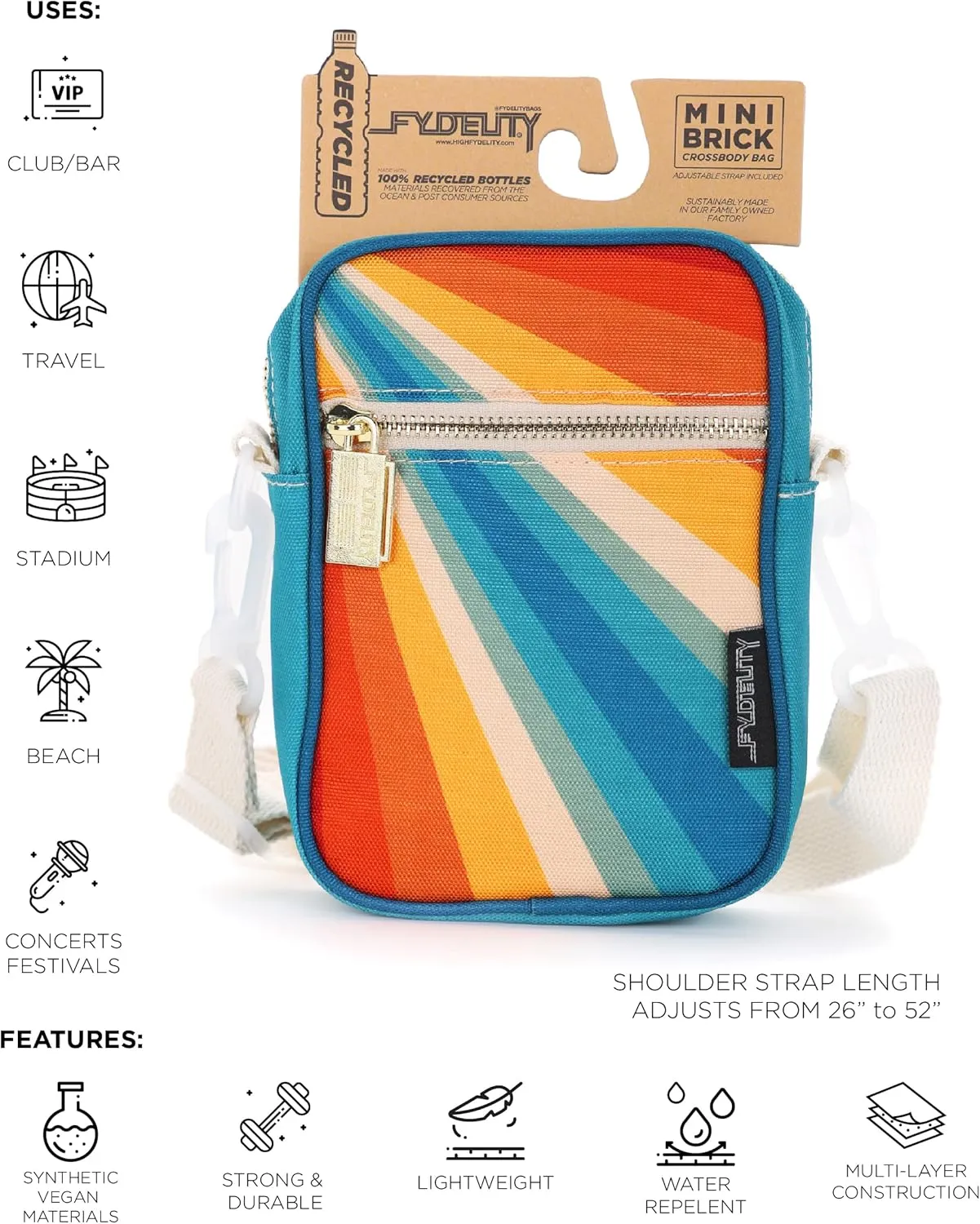 Small Crossbody Bags for Women & Men – 80s/90s Small Bum Bag – Stylish Travel & Festival Belt Bag – Ideal Fanny Pack for Daily Fashion – Perfect for Travel & Everyday Wear (88624)