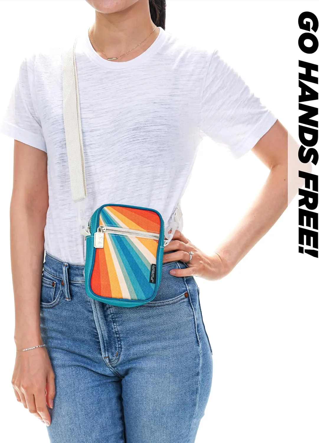 Small Crossbody Bags for Women & Men – 80s/90s Small Bum Bag – Stylish Travel & Festival Belt Bag – Ideal Fanny Pack for Daily Fashion – Perfect for Travel & Everyday Wear (88624)