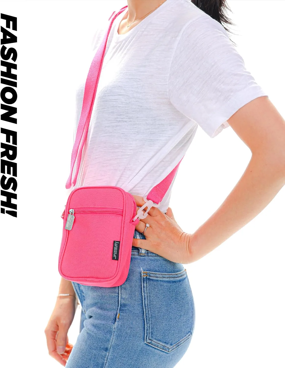 Small Crossbody Bags for Women & Men – 80s/90s Small Bum Bag – Stylish Travel & Festival Belt Bag – Ideal Fanny Pack for Daily Fashion – Perfect for Travel & Everyday Wear (88652)