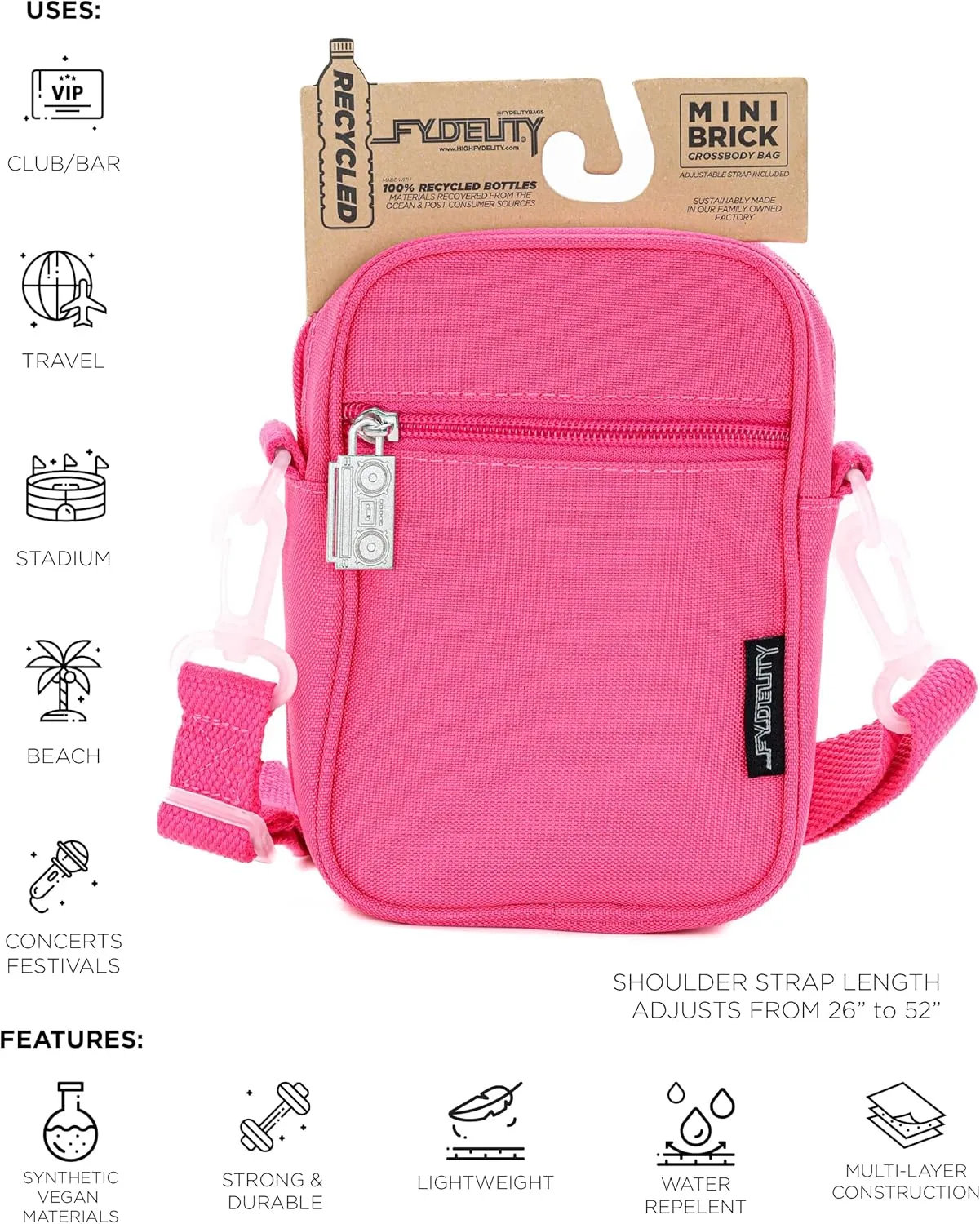Small Crossbody Bags for Women & Men – 80s/90s Small Bum Bag – Stylish Travel & Festival Belt Bag – Ideal Fanny Pack for Daily Fashion – Perfect for Travel & Everyday Wear (88652)